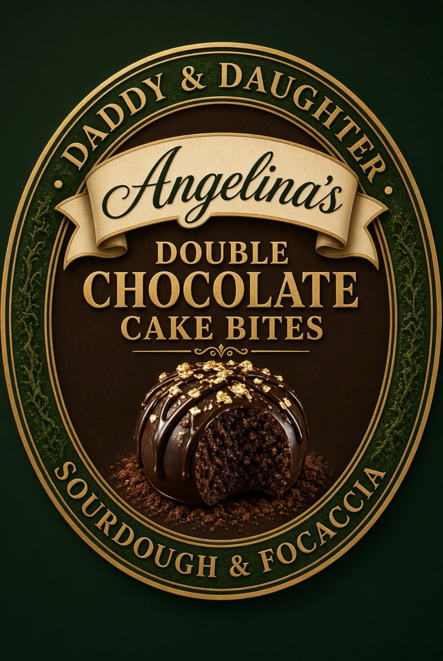 Angelina’s Double Chocolate Cake Bites